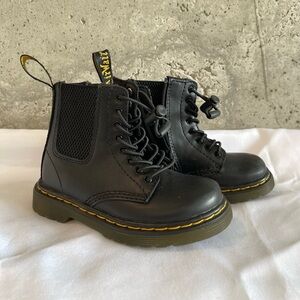 Dr. Martens Toddler Leather Lace Up Boots